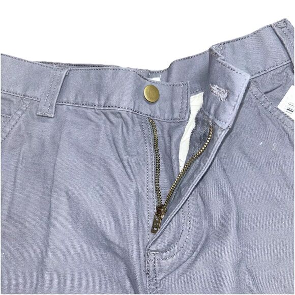 NWT Amazon Essentials Work Wear Cargo Shorts Mens 11" Grey Zip Fly Button Pocket - Picture 2 of 6